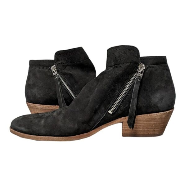 SAM EDELMAN Packer Suede Zipper Booties 10 - Picture 7 of 10